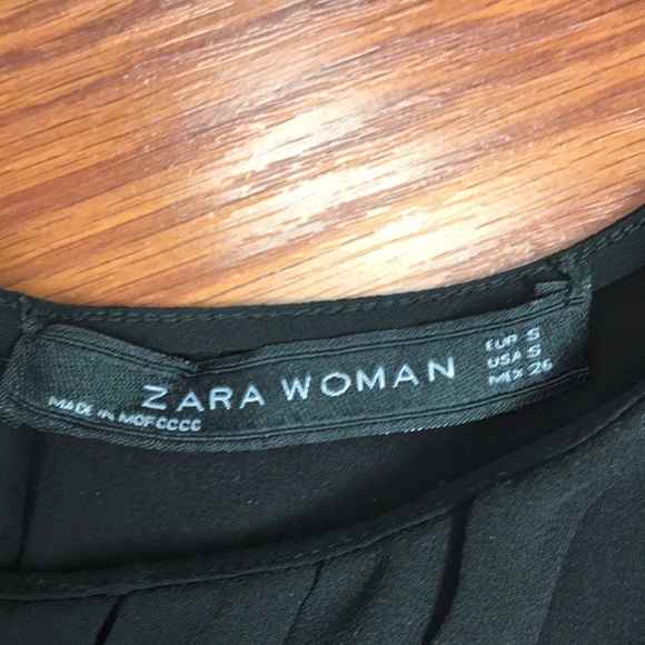 Zara Sheer Sleeveless Blouse - Picture 2 of 5